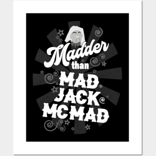 Blackadder Mad Jack McMad Posters and Art
